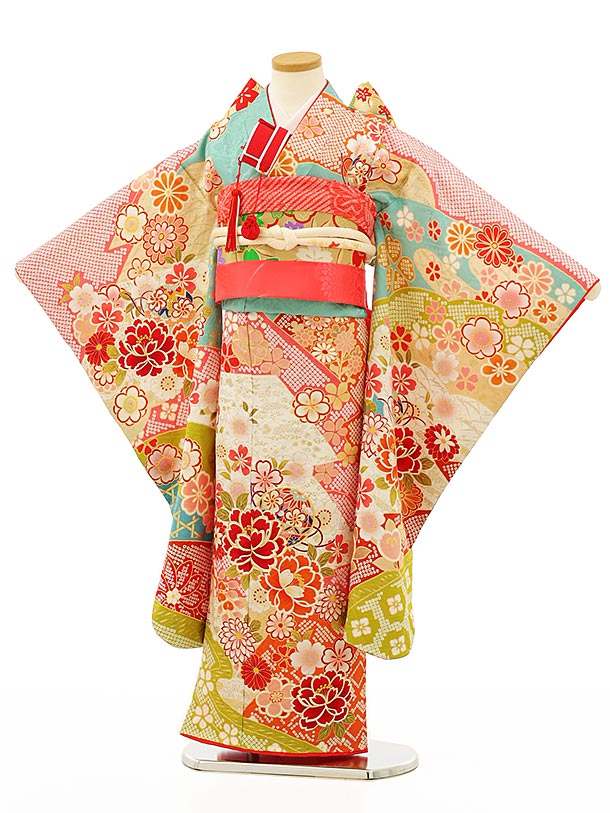 楽天市場】七五三 着物 7歳 フルセット レンタル 女の子 高級正絹 7955