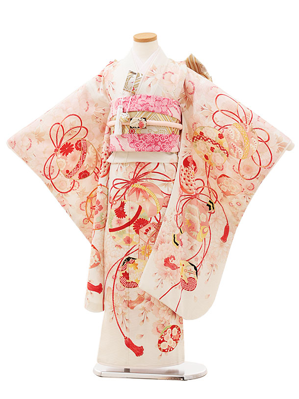 楽天市場】七五三 着物 7歳 フルセット レンタル 女の子 Y088 華徒然