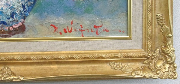 楽天市場】「薔薇」渡部ひでき（F6サイズ油彩画[油絵]（直筆油彩画