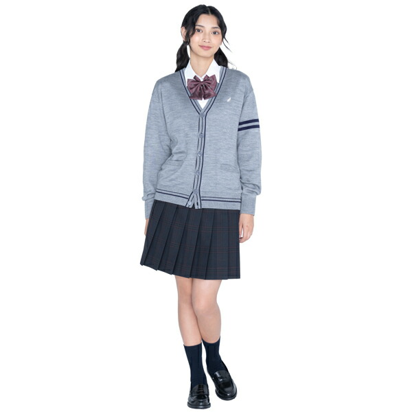 楽天市場】冬制服スカート【黒×紺チェック赤ライン】ウエスト60〜95 丈