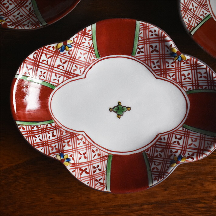 楽天市場】九谷焼 中皿 セット 赤絵（ 和食器 取り皿 おしゃれ セット