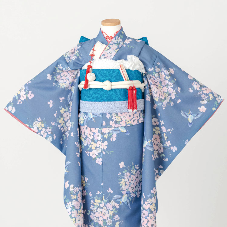 楽天市場】【レンタル】七五三 着物 7歳 四つ身セット(結び帯セット