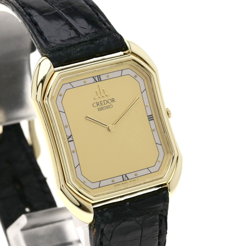 楽天市場】SEIKO 9300-5490 クレドール 腕時計 K14イエローゴールド