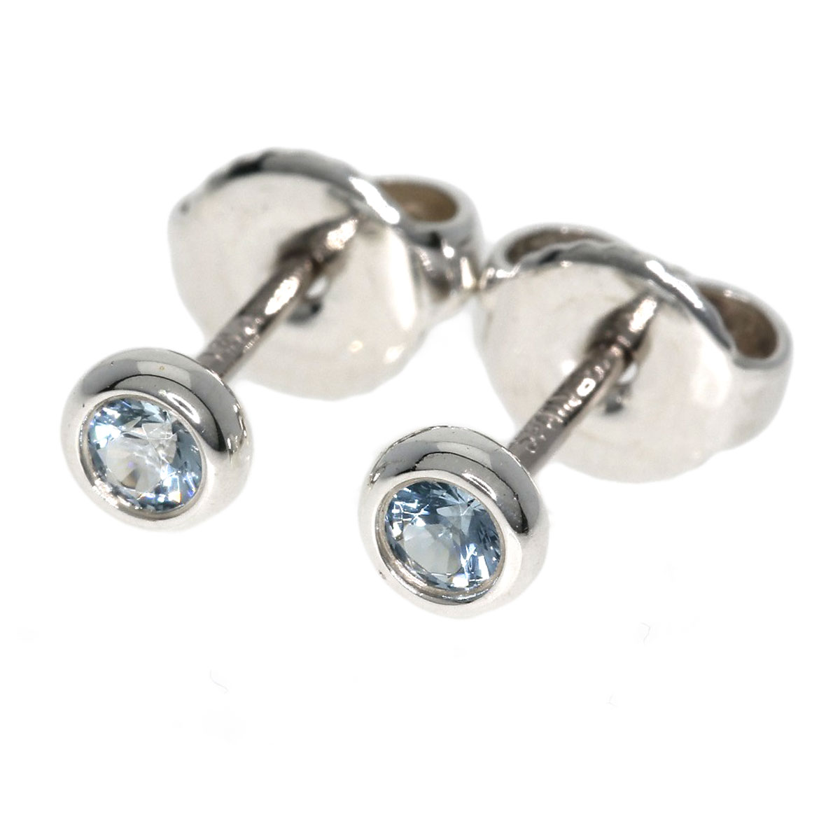 楽天市場】ティファニー バイザヤード アクアマリン ピアス シルバー