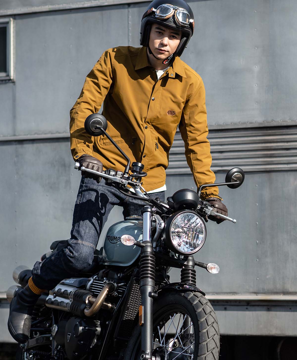 楽天市場】KADOYA RIDERS COACH JACKET / ブラウン カドヤ公式 楽天