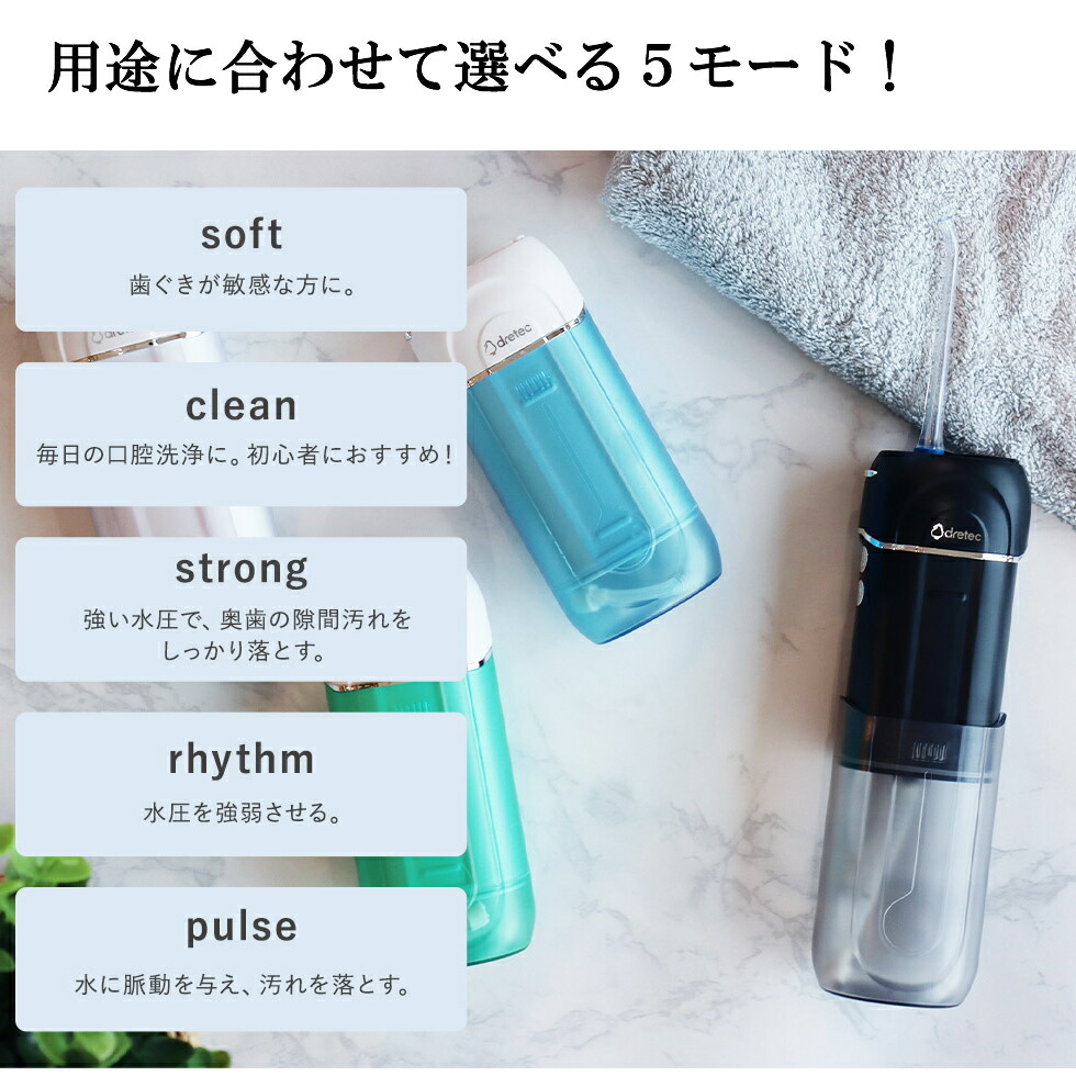 楽天市場】口腔洗浄器 マウスウォッシャー ドリテック ジェット