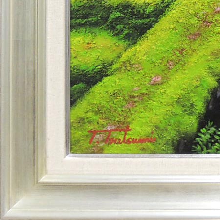 楽天市場】絵画 油絵 苔寺（西芳寺） F20号 （堤照男） 送料無料