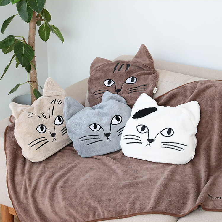 楽天市場】松尾ミユキ Cat Face Blanket towel 【松尾みゆき