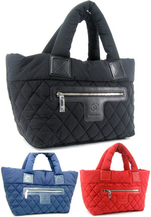 楽天市場】CHANEL シャネルキルティングトートバッグコココクーン