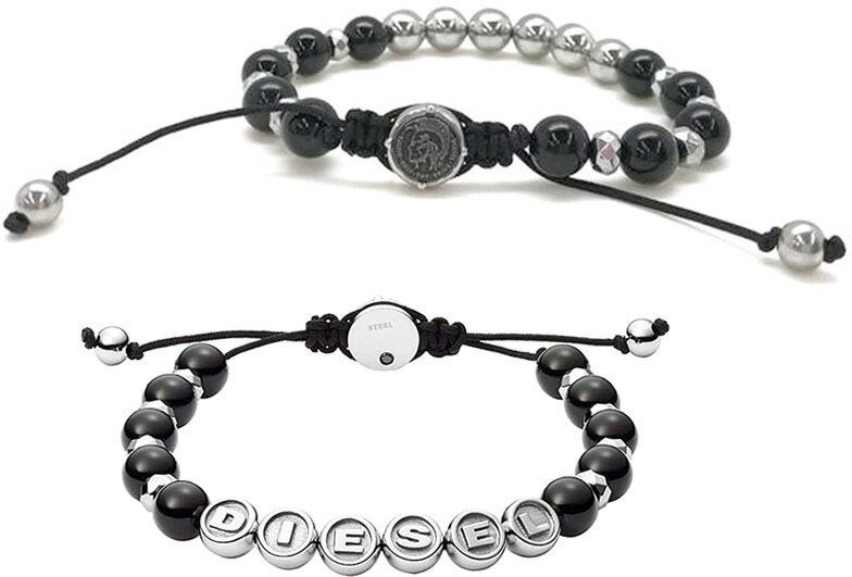 楽天市場】DIESEL ブレスレットディーゼル スカルチャームブレスレット