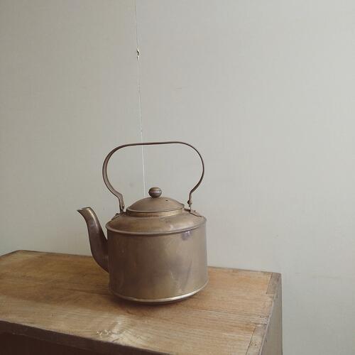 楽天市場】古道具 やかん 大正 昭和初期 レトロ 真鍮 1点のみ ※火気