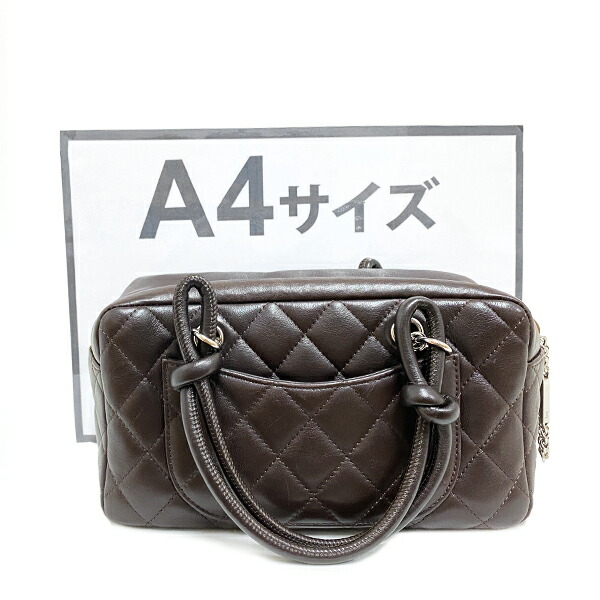 楽天市場】[中古] シャネル カンボンライン ミニボーリングバッグ