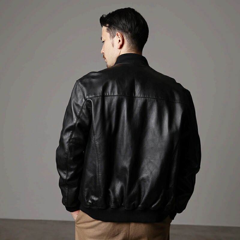 n*o様 a1 美品 もりのがっこう 羊革 レザー ジャケット