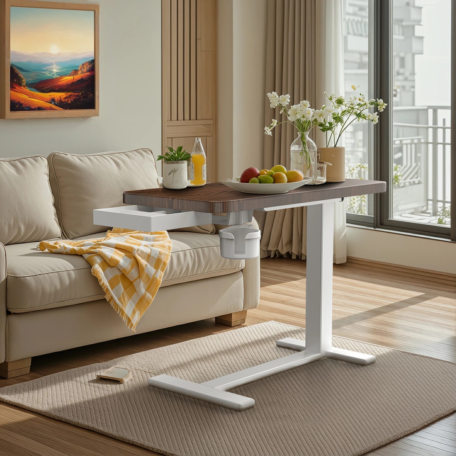 サイドテーブル ガス圧昇降 キャスター」の人気商品一覧 | 安い商品を