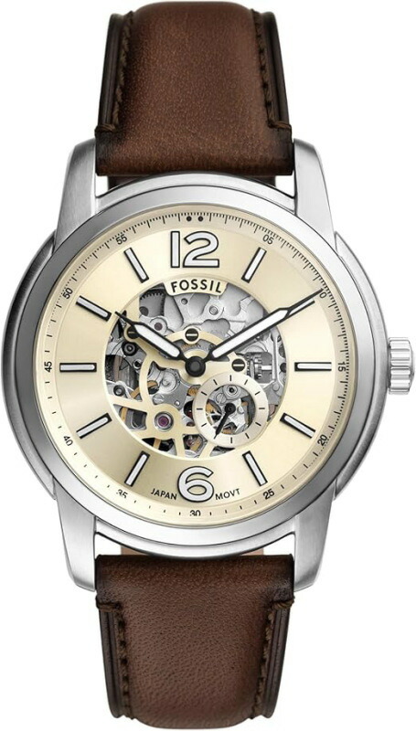 楽天市場】FOSSIL フォッシル Heritage ヘリテージ・スケルトン仕様の