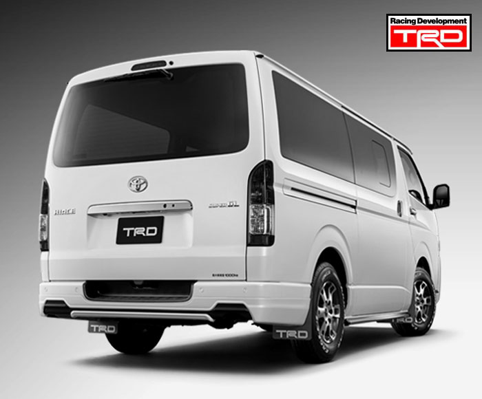 ハイエース TRD マッドフラップ 4枚セット ブラック マッドガード