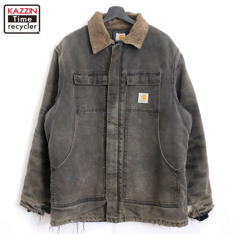 楽天市場】【中古】00s カーハート Carhartt 襟コーデュロイ フェード