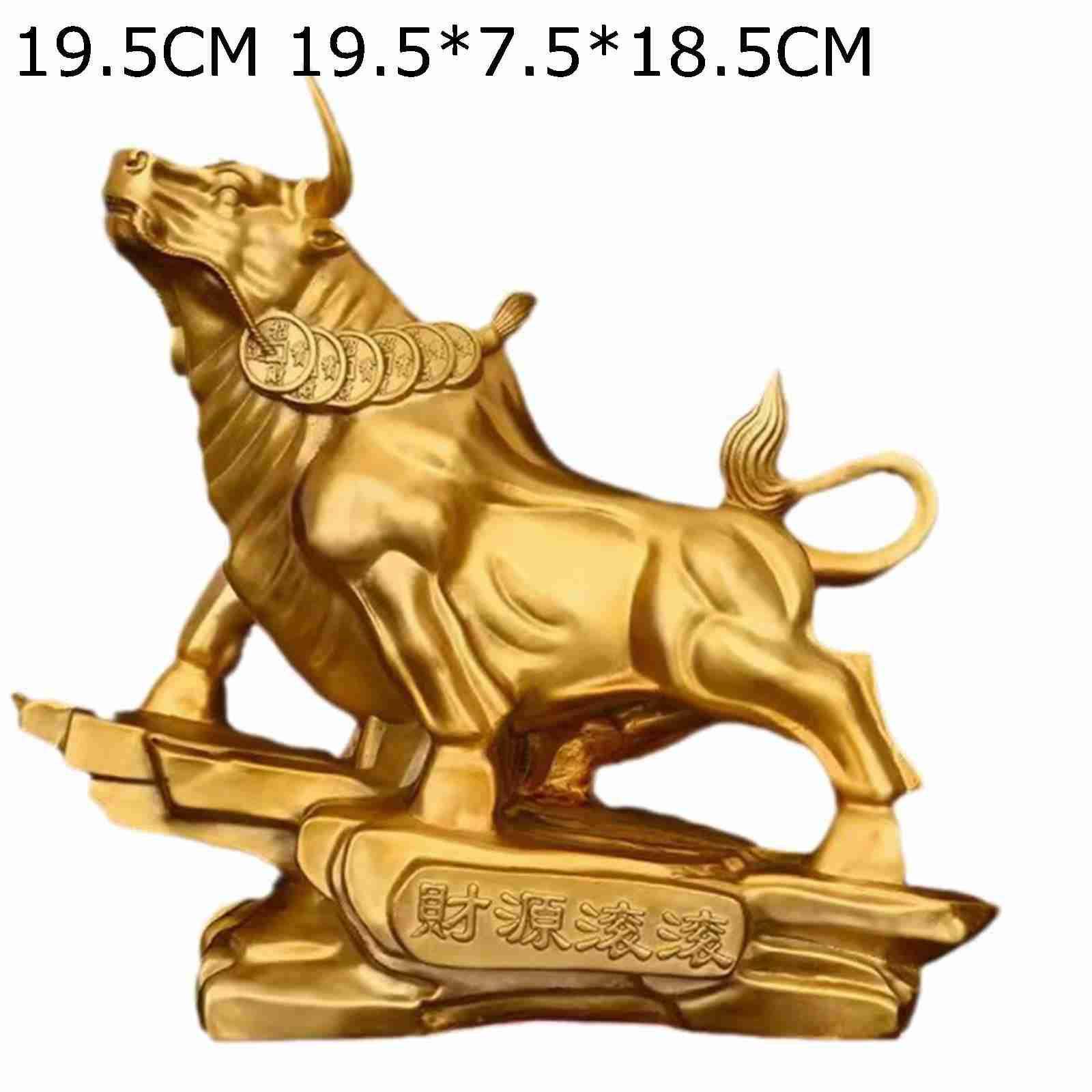 楽天市場】風水置物 牛の銅像 銅牛 牛 十二支置物 うし 金運 財運 開運