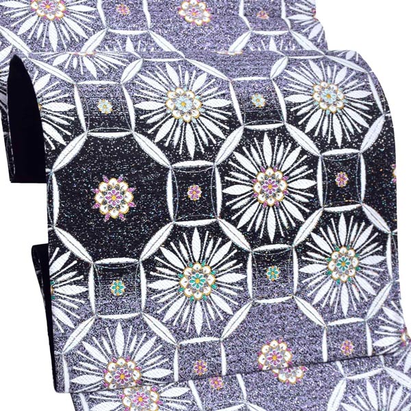 楽天市場】【Prices down4】袋帯 礼装用袋帯 「黒地 花蜀甲紋」帯匠