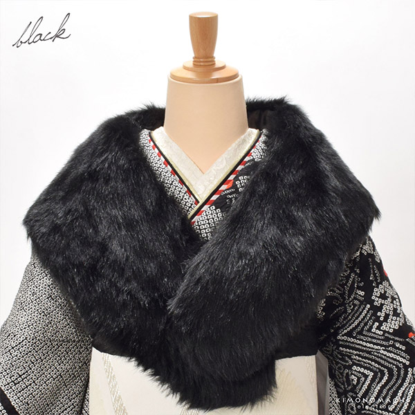 楽天市場】成人式 ショール 振袖 ファー「ホワイト・グレーミックス