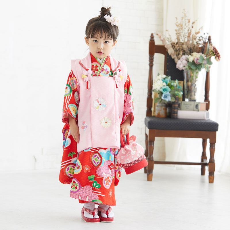 楽天市場】【レンタル】[七五三 着物 3歳 女の子] 三歳 「K078 式部