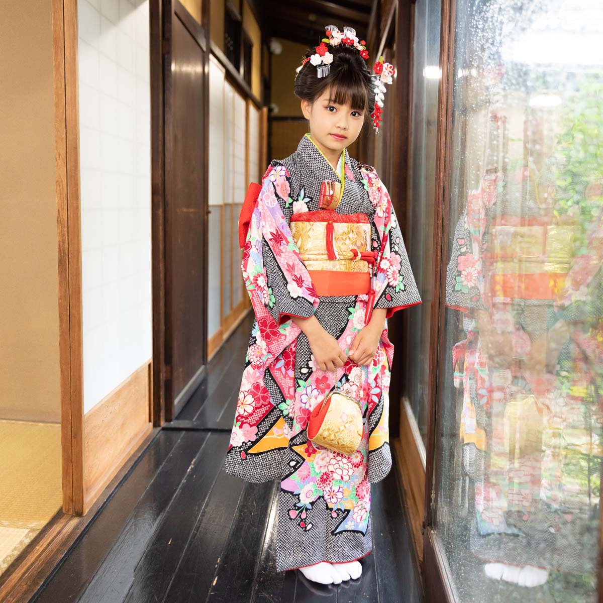 楽天市場】【レンタル】753 七五三 着物 7歳 フルセット 女の子