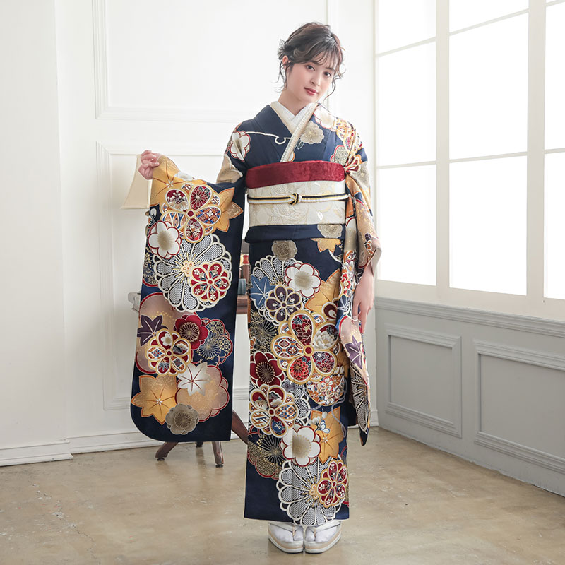 楽天市場】成人式早割クーポン10％オフ【振袖 レンタル】RS2009 正絹