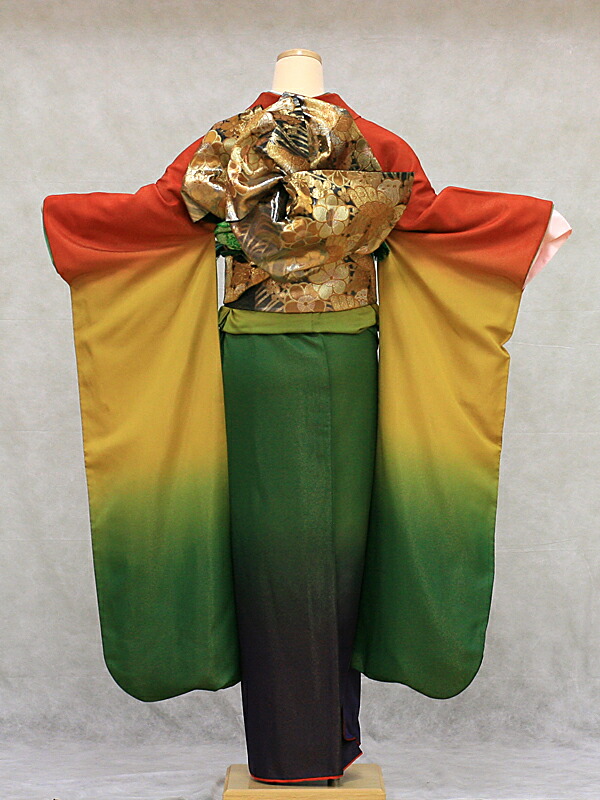 楽天市場】【レンタル】振袖 レンタル 成人式 着物 セット レインボー