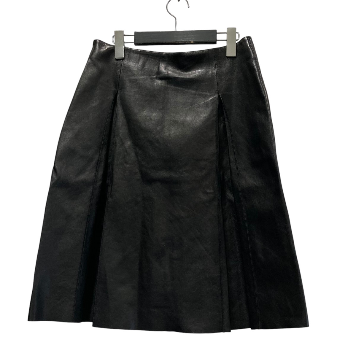 楽天市場】【中古】MIU MIUレザースカート ブラック サイズ：40【価格