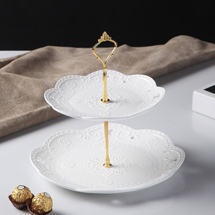 楽天市場】ケーキスタンド ディスプレイ おしゃれ ケーキプレート 陶器