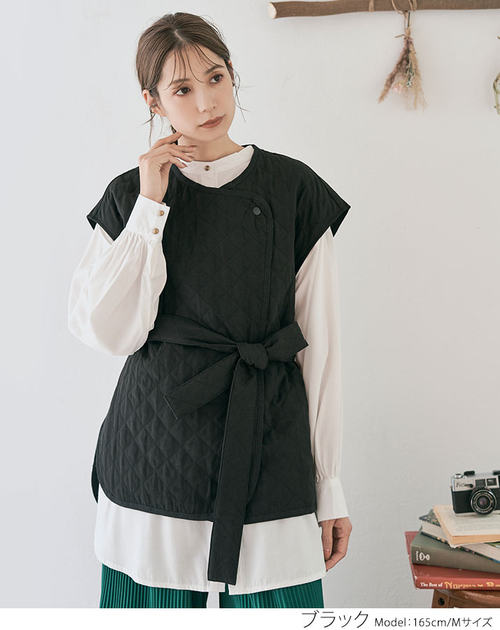 楽天市場】【OUTLET SALE】ベスト《2wayキルティングオーバーベスト 全