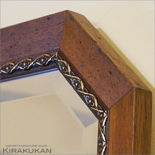 楽天市場】鏡 壁掛け イタリア製 古木風 姿見 鏡 ミラー 姿見