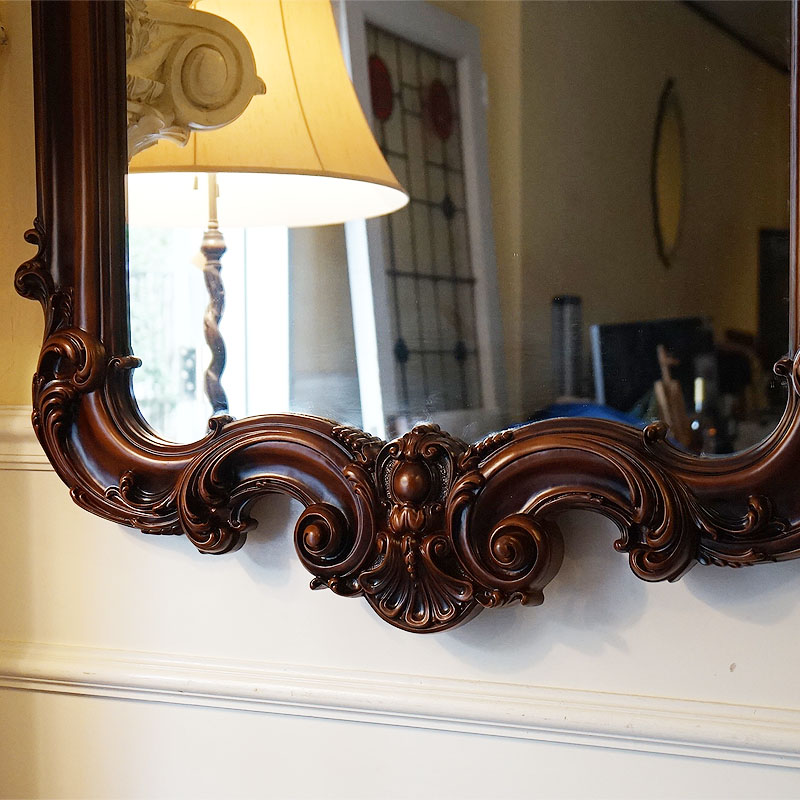 楽天市場】鏡 壁掛け アンティーク ウォールミラー アンティーク 鏡