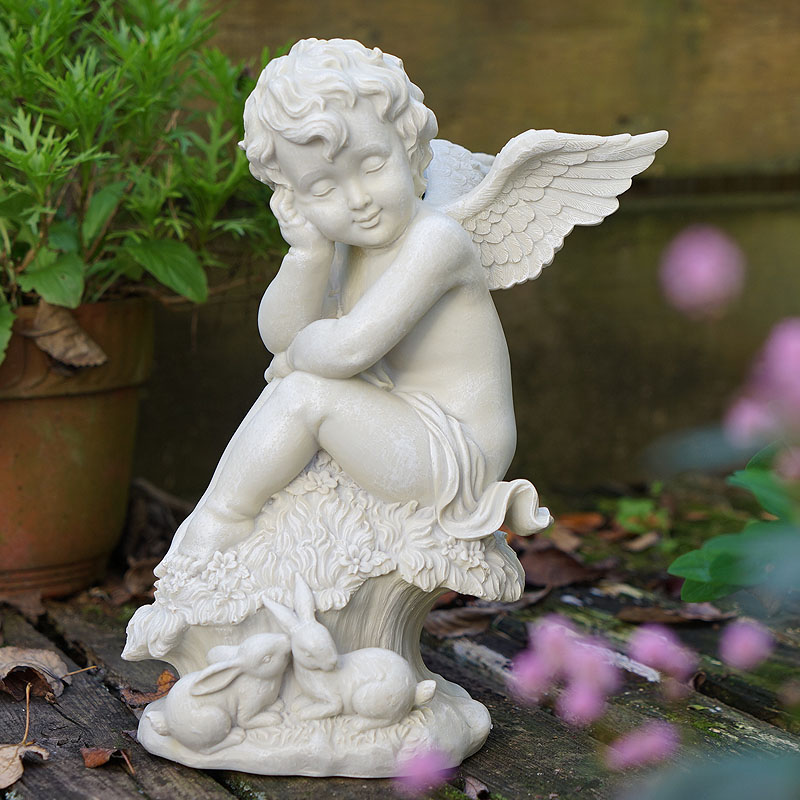 楽天市場】エンジェル 置物 エンジェル・うたたねエンジェル 天使 置物