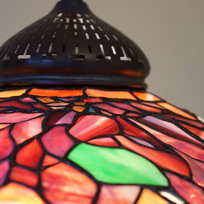 楽天市場】ヴィンテージ ステンドグラス フロアーランプ ティファニー