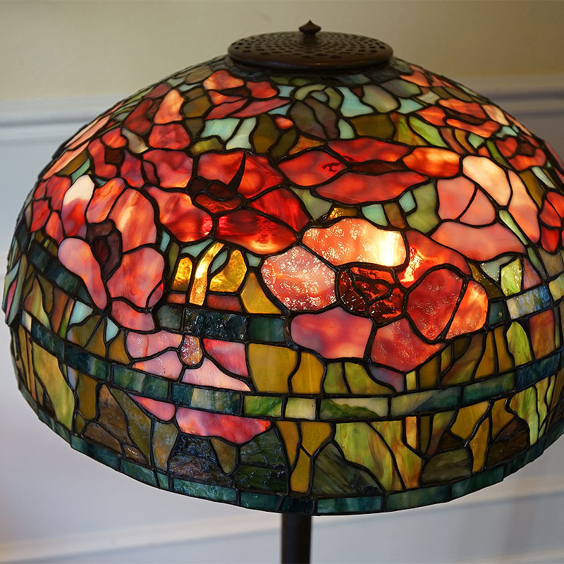 楽天市場】ヴィンテージ ステンドグラス フロアーランプ ティファニー