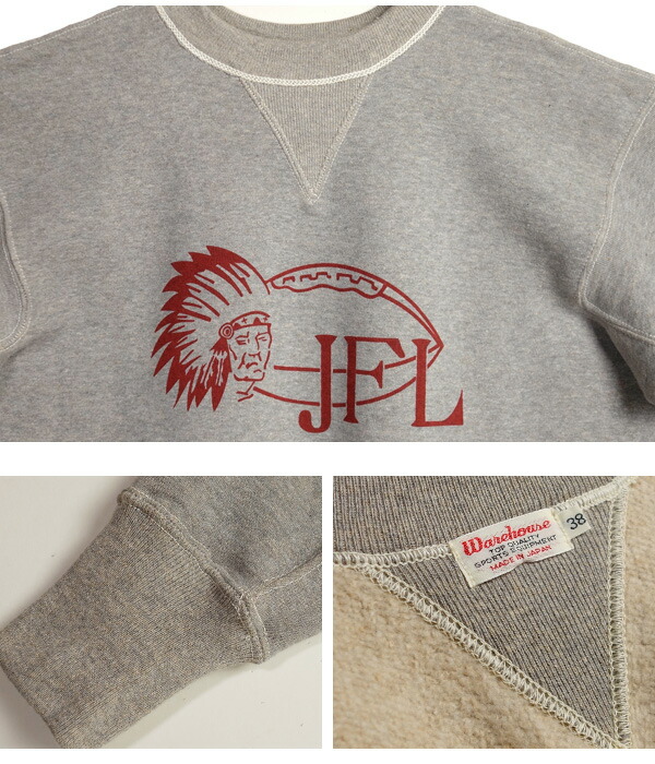 楽天市場】WAREHOUSE ウエアハウス Set-in-Freedom Sweat セット イン