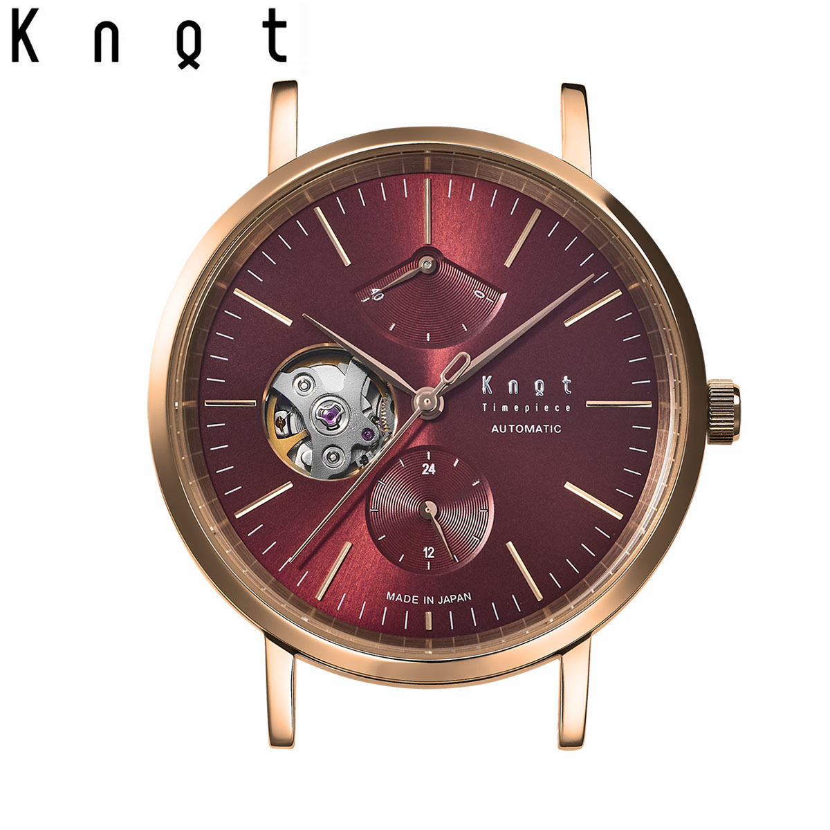楽天市場】Knot ノット 時計 CAP-38 メカニカルオープンハート ローズ