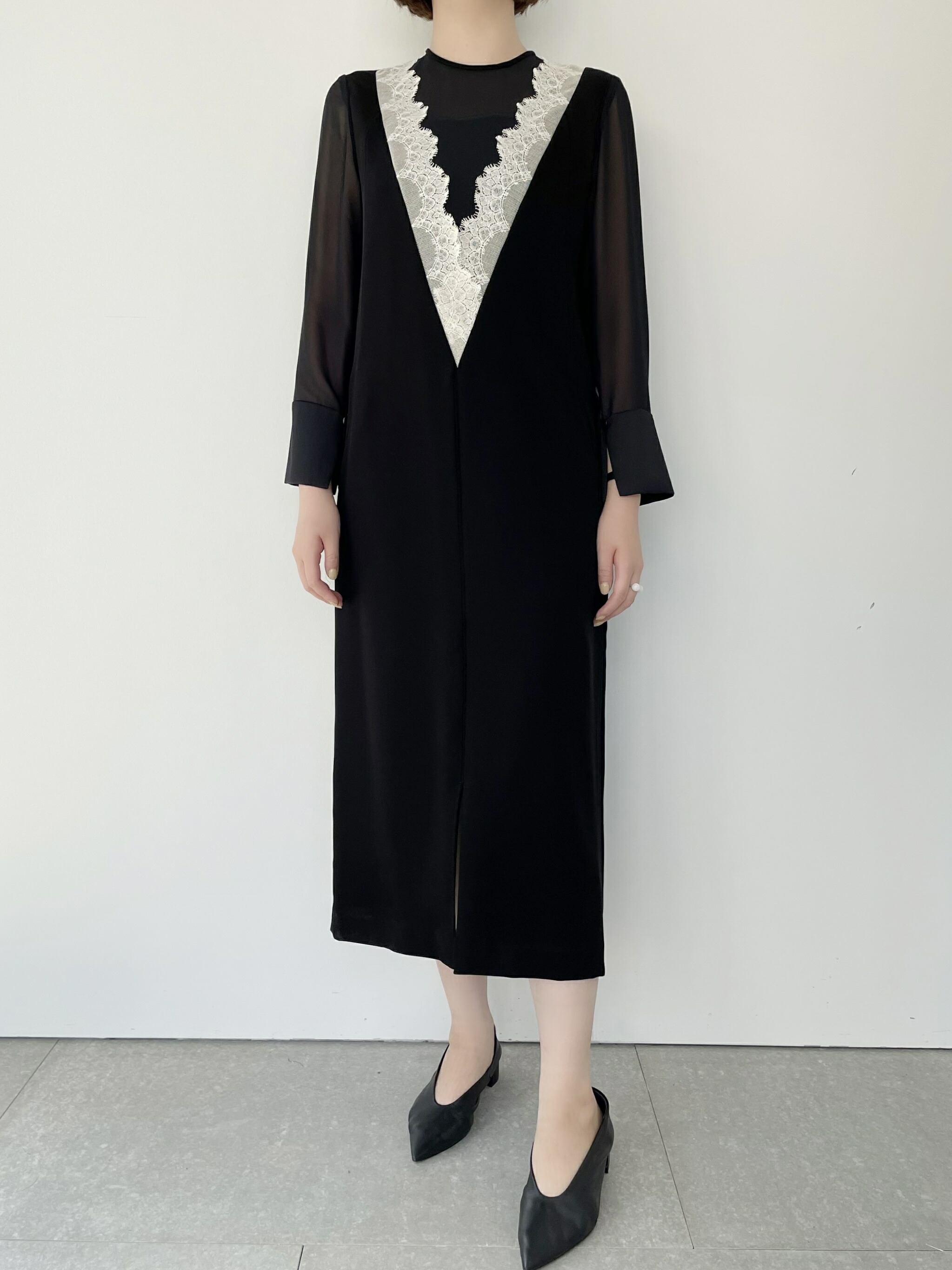 楽天市場】【LOKITHO】 Lace Vneck Dress ロキト 50203 レース