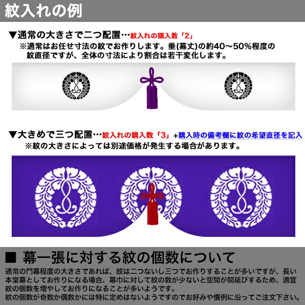楽天市場】◇紫幕(定型) [三間×大巾一巾]東レ シルック特上羽二重
