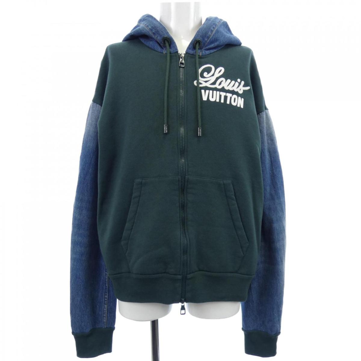 楽天市場】ルイヴィトン LOUIS VUITTON バイブリッドフーディデニム