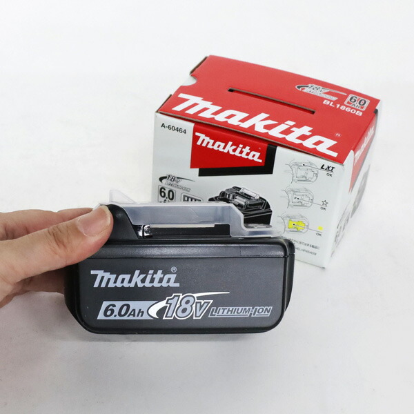 楽天市場】マキタ バッテリー 18V 6.0AH BL1860B A-60464 純正 箱入