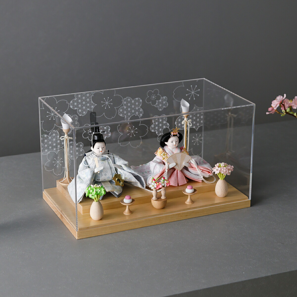 楽天市場】【土日祝も毎日即日発送】 雛人形 コンパクト ケース飾り