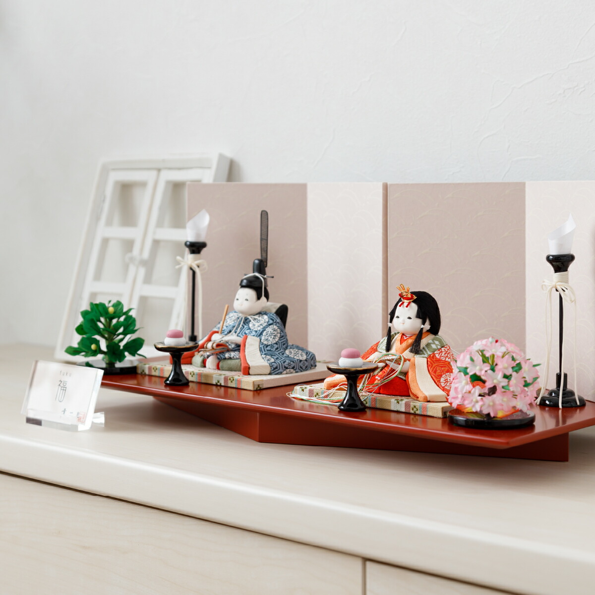 楽天市場】【2/20マラソンP最大15倍】 雛人形 木目込み 福(ふく) 幸一