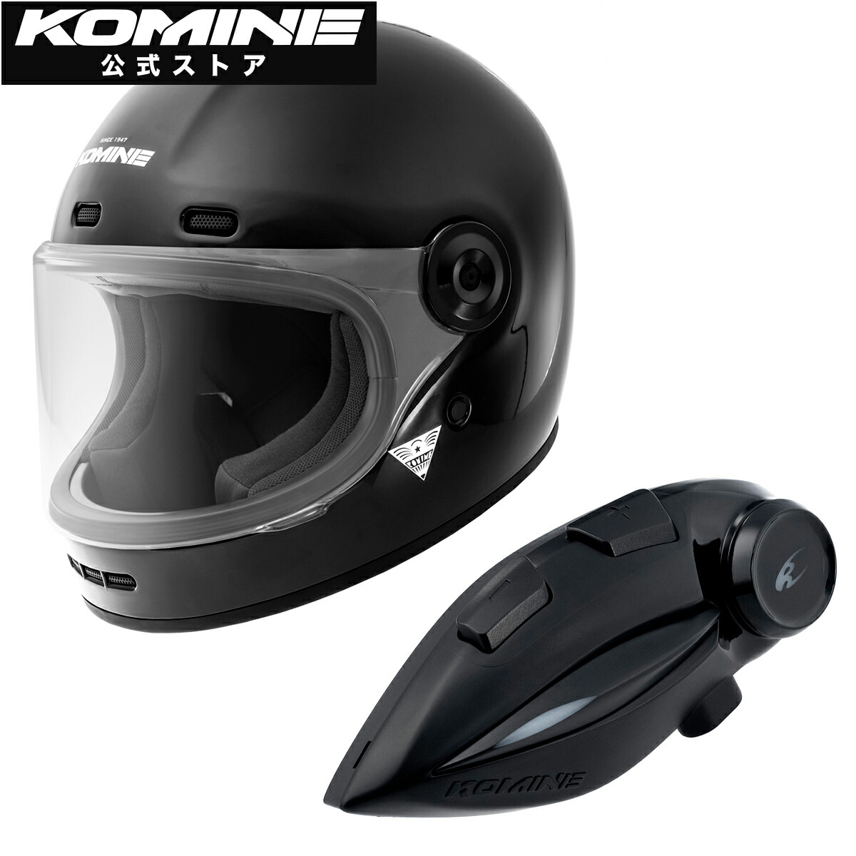 楽天市場】【公式】コミネ KOMINE HK-190 ネオレトロフルフェイス