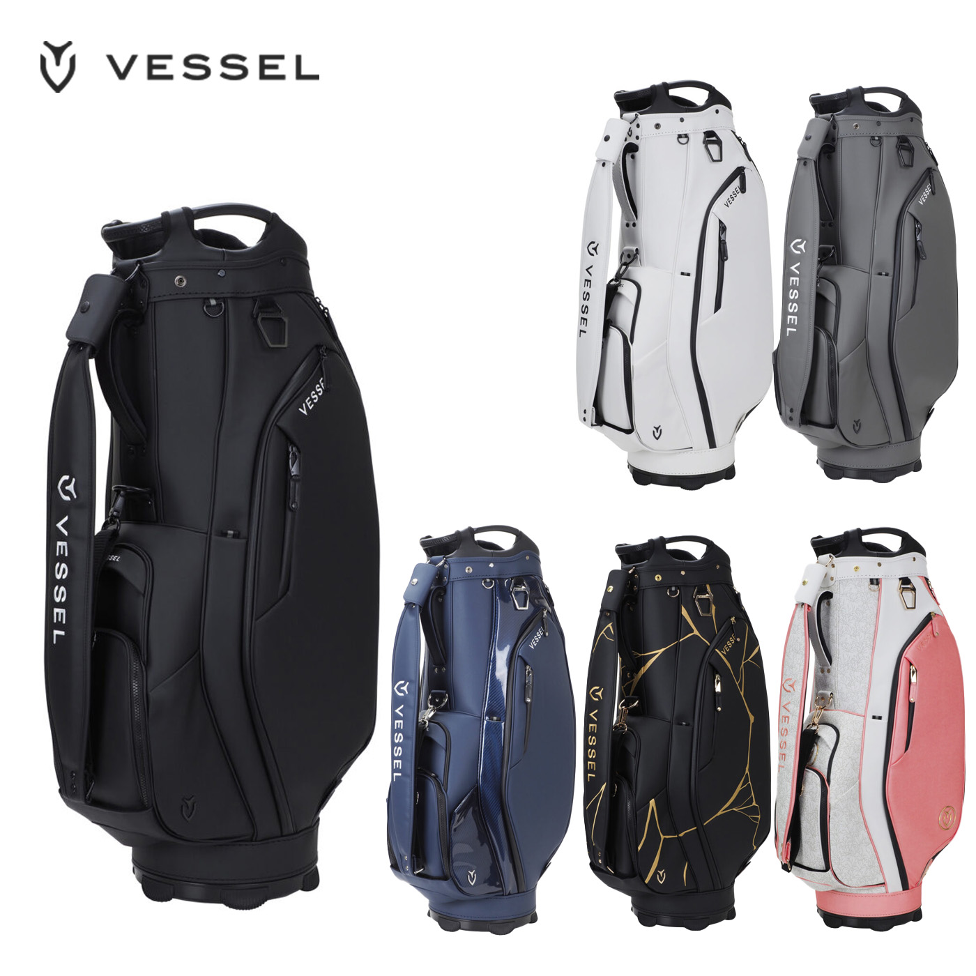 楽天市場】ベゼル VESSEL キャディバッグ LUX 7 JP 2.0 2025年モデル