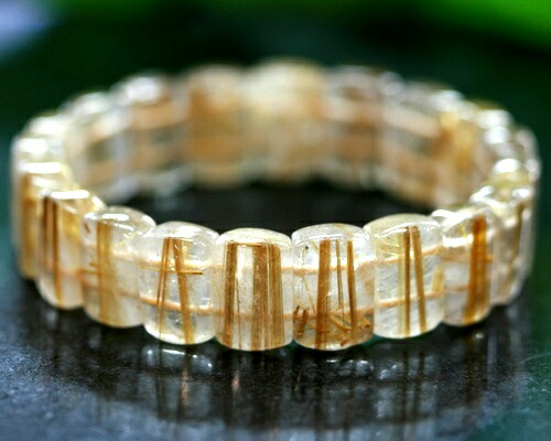 楽天市場】タイチンルチル バングル タイチンルチルクォーツ