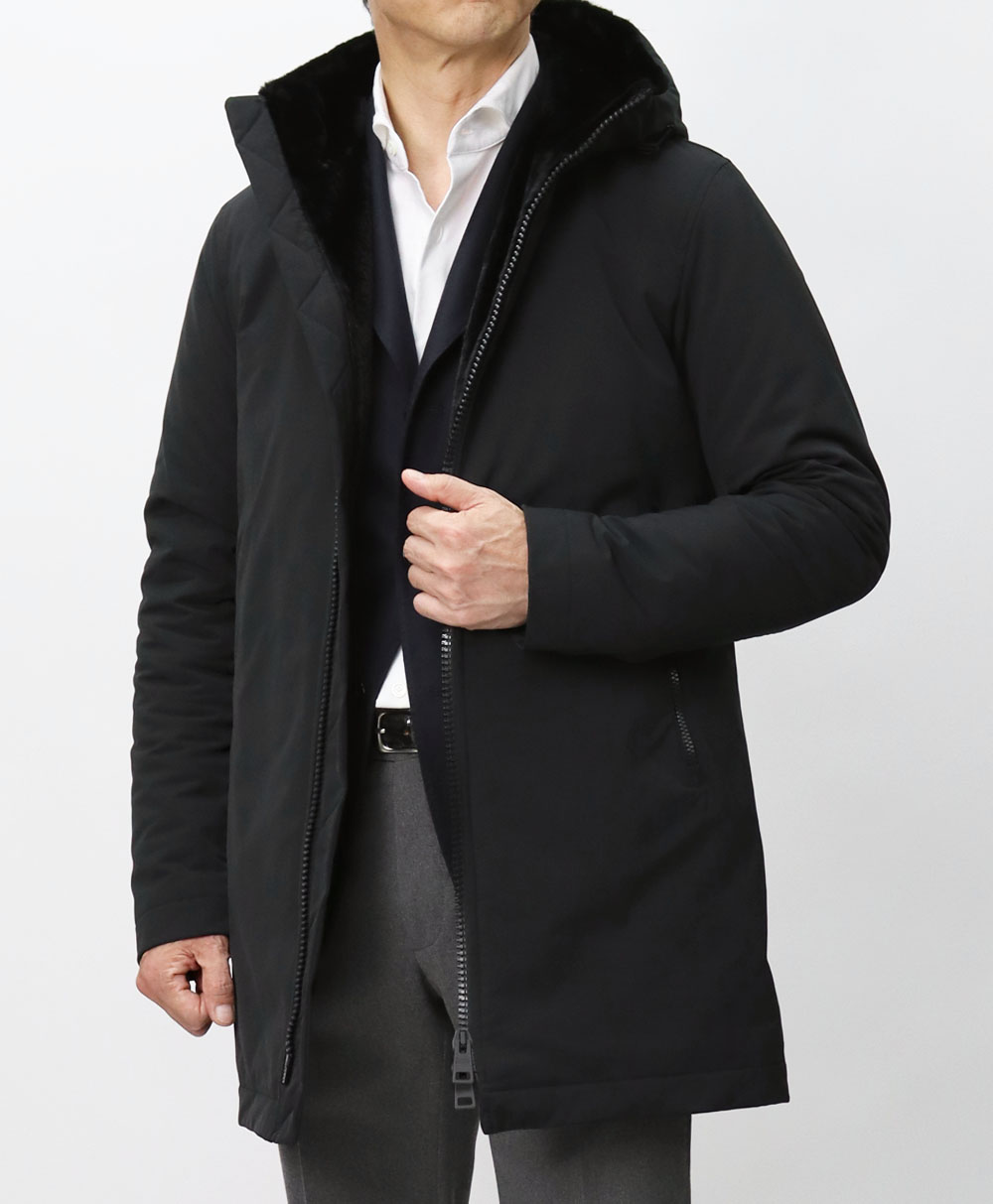 楽天市場】ヘルノ / HERNO / フーデッド コート / ナチュラル