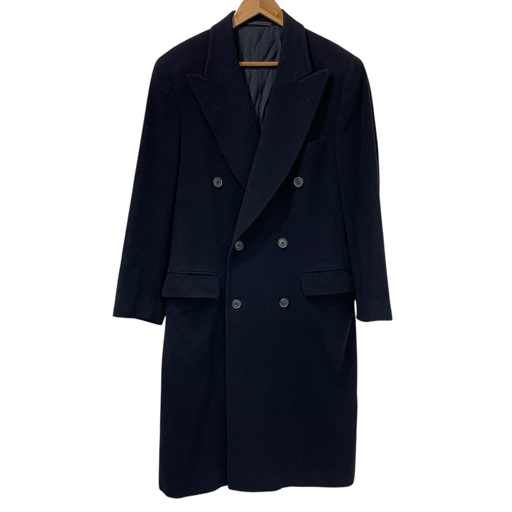 Ermenegildo Zegna ネイビー ダブルブレストコート