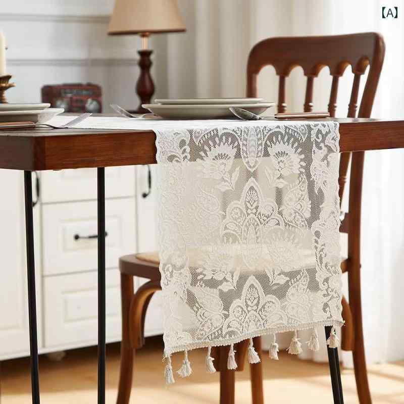 未使用☆セルコン 豪華白いレース総柄 大きいテーブルクロスカバー127